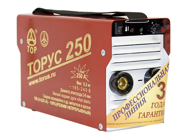 Аппарат инверторный Торус-250 (НАКС) ЭКСТРА (220В, 40-250А) б/к